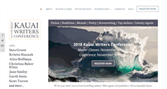Desktop Screenshot of kauaiwritersconference.com